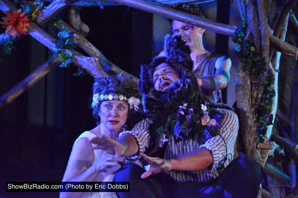 Melissa Johnston Price as Titania, David White as Bottom